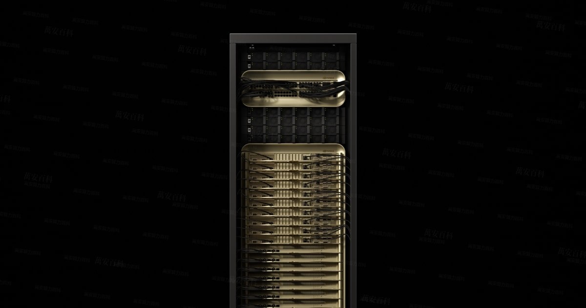 GB300 NVL72 液冷机柜官方渲染图(厂商图)